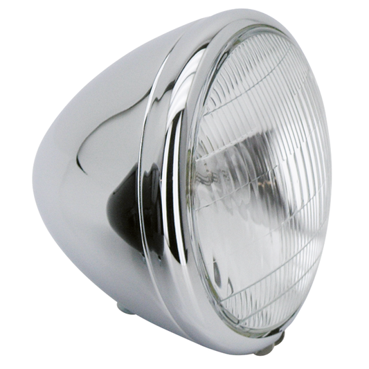 GZP Springer headlight 12V complete Chro