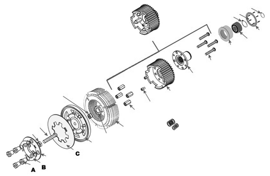 ProClutch diaphragm spring, silver +15%