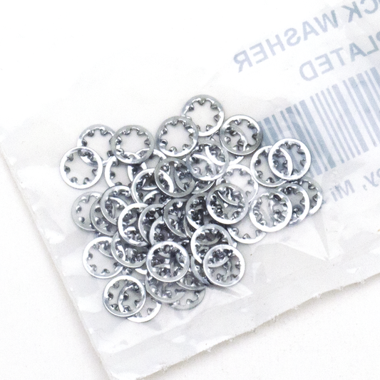 50pck Internal lockwashers 6mm
