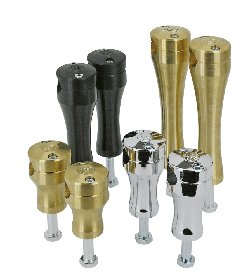 Chops76 Classic line chrome risers 8"