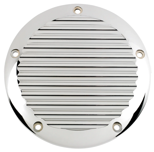 JM Derby Cover Finned Chr FLH/T15-Up