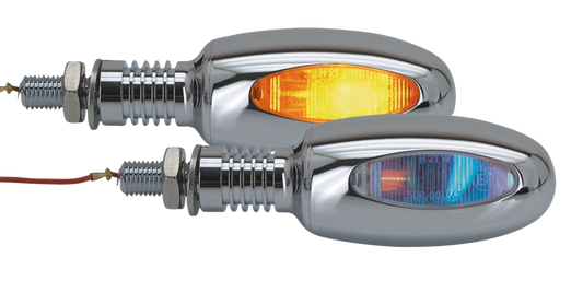 K'man T/S sngl white lens chrome w/stud