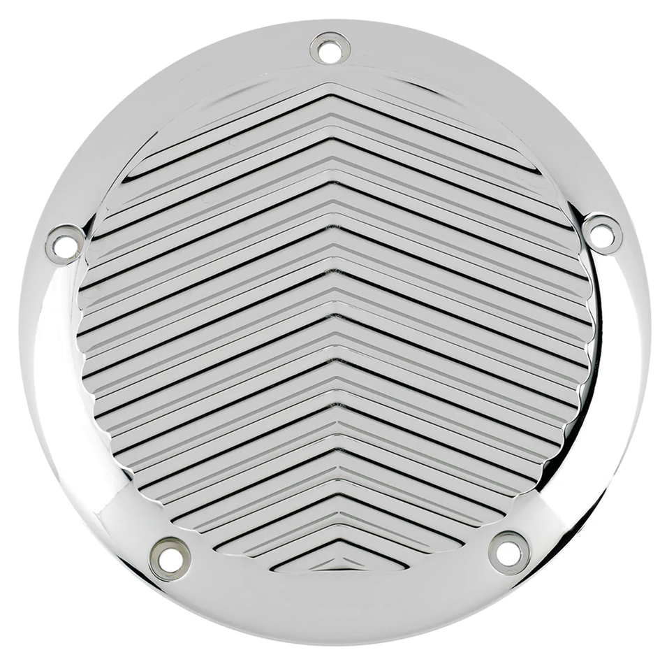 JM Derby Cover V-Fin Chr FLH/T15-Up