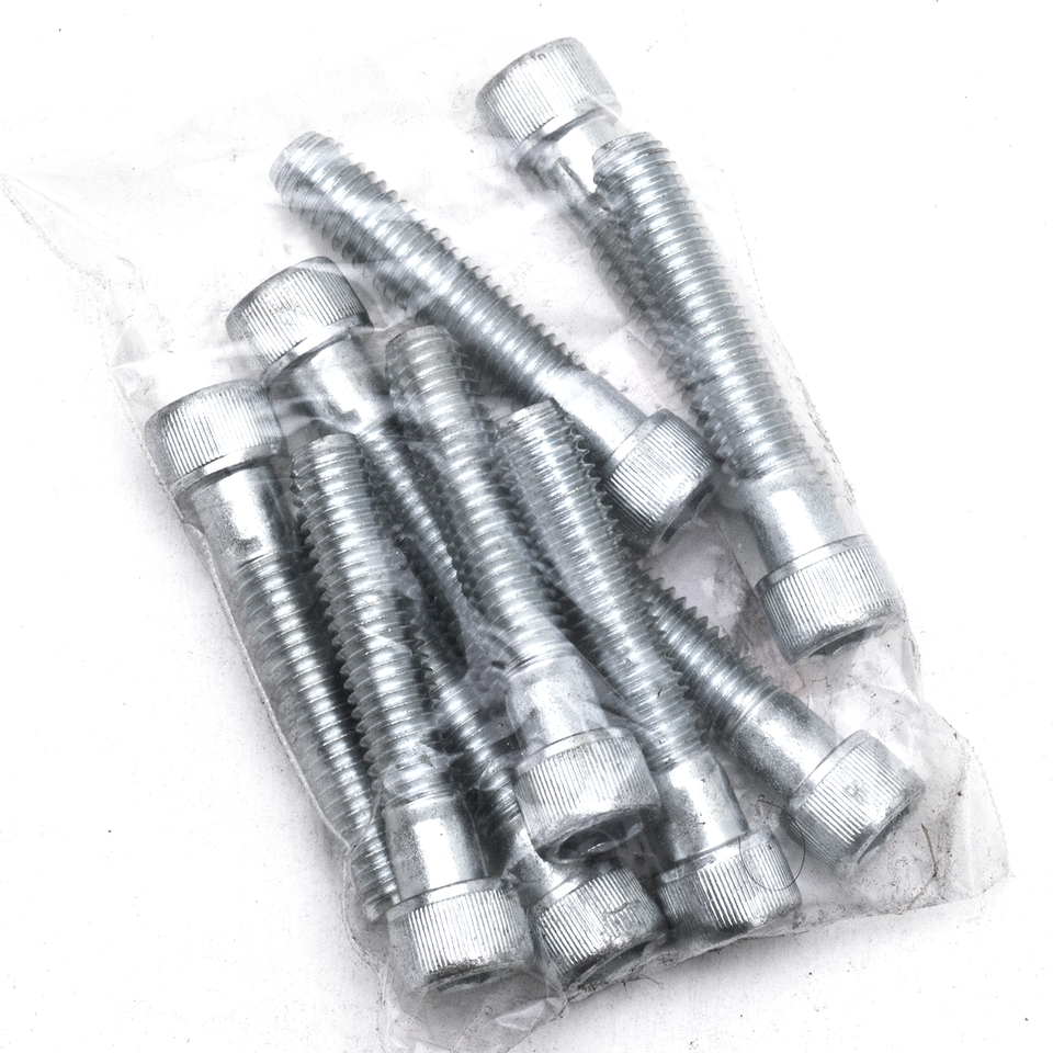 10pck allen bolt 3/8-16x2" UNC zinc