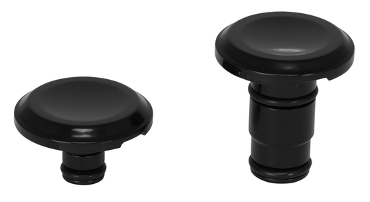 Front Axle Cover Smooth Black ST18-Up