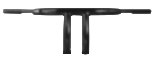Burly 1-1/4" T-Bar 7" Rise TBW Black