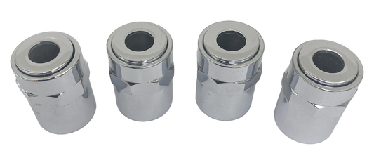 Valve cover set 8 1941up WL/Servicar chr