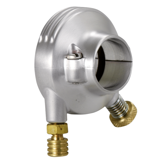 Throttle housing satin aluminum
