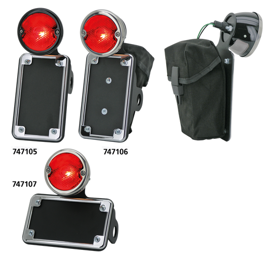 NSC 32 taillight w/vertical lic.mount