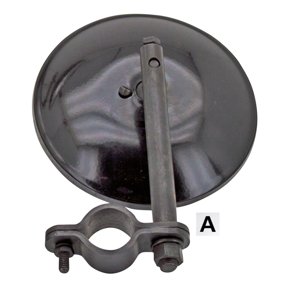 mirror, short stem, for restoration, all