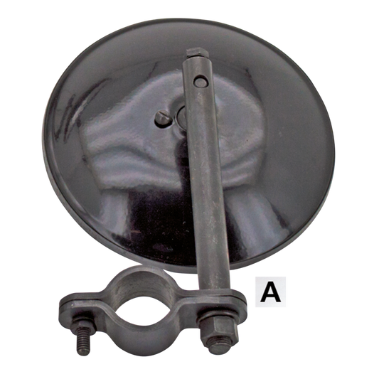 mirror, short stem, for restoration, all