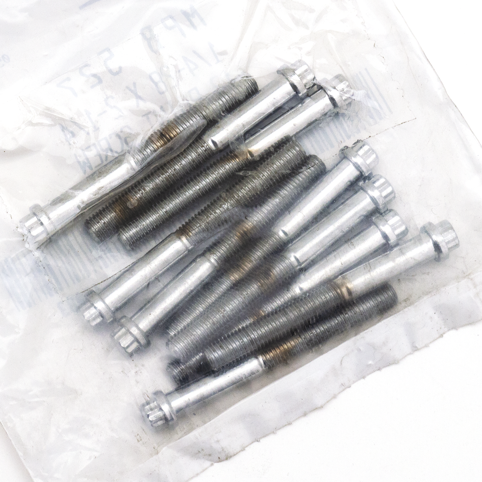 10pck 12-point screw 1/4-28x2 1/4", UNF