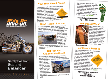 Ride-on Tire protection system 8Oz.bottl