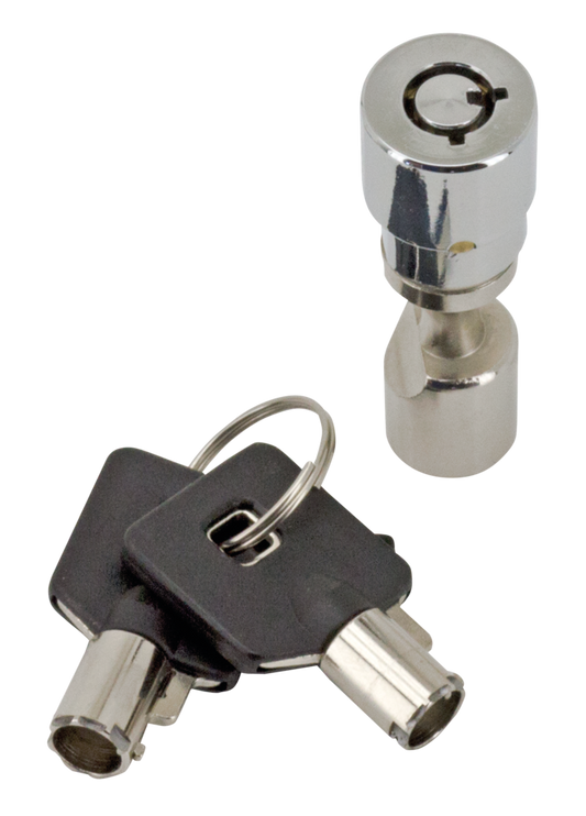 GZP Chrome neck lock pin set with key