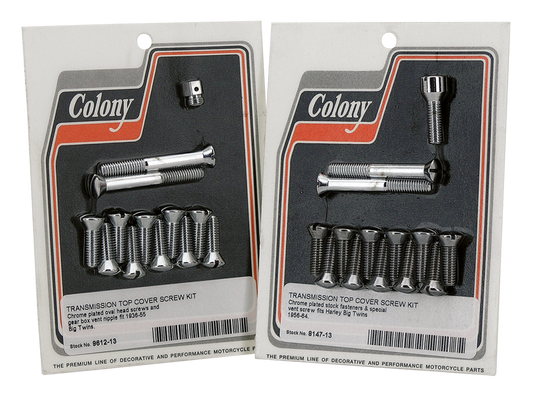 Trans top cover screw kit BT56-64 chrome
