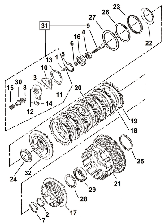 Clutch pressure plate XLl84-90