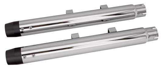 GZP Chr Radium mufflers XL14-UP Blk caps