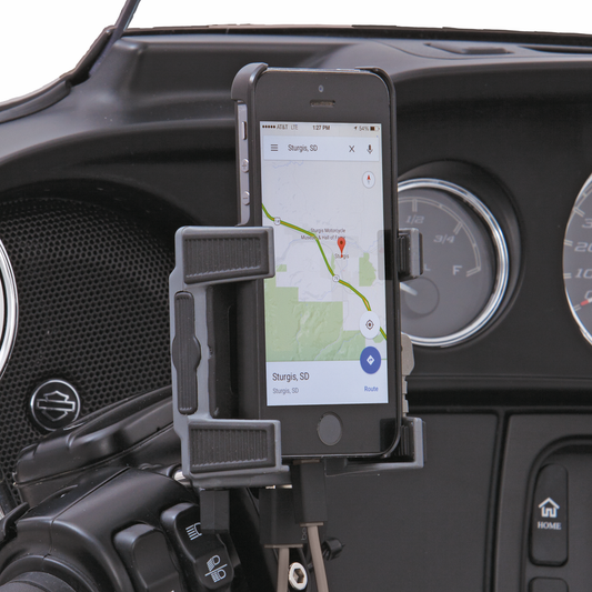 Phone Holder w/Charger perch mount Blk