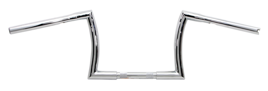 10" Z Bar 1" Chrome Dimpled TBW