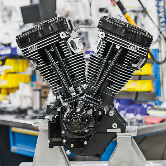 S&S V124 engine black ed no carb/nog ign