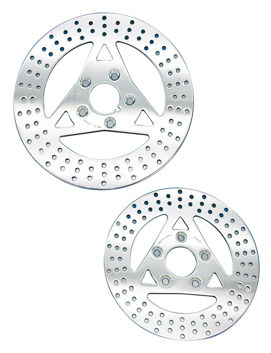 Polished Stainless brake disc 84-99
