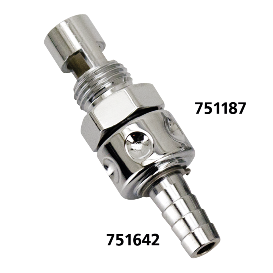 K-Tech petcock for S&S Super E/G chrome