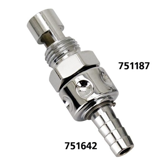 K-Tech petcock for S&S Super E/G chrome