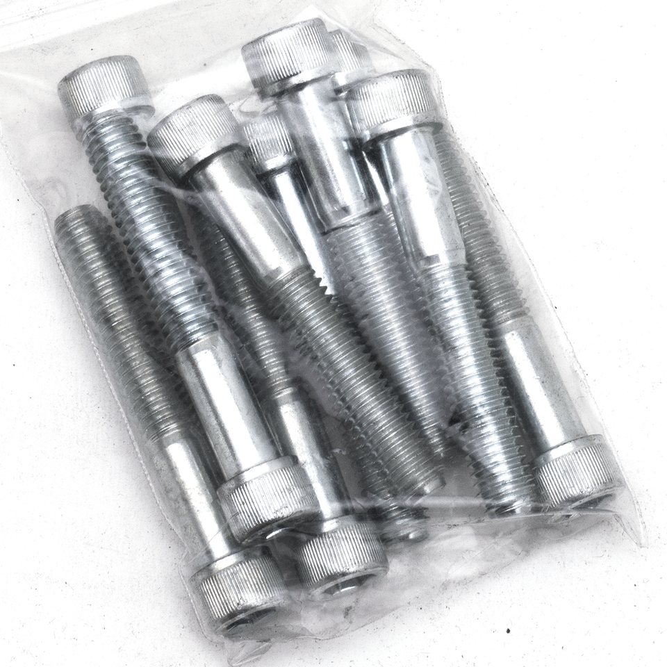10pck allen bolt 3/8-16x2-1/2" UNC zinc