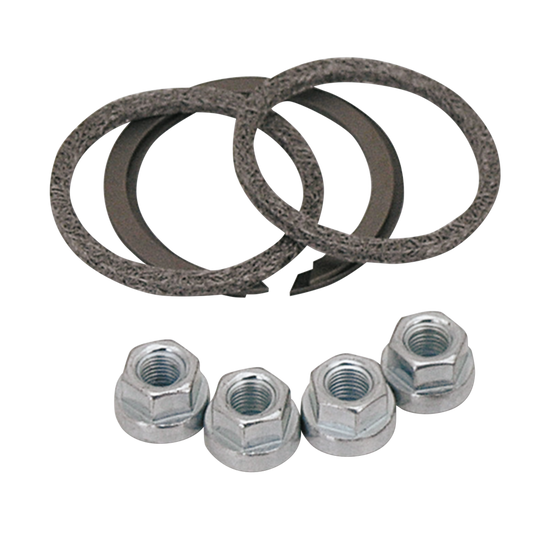 Exhaust mount kit w/knited SS wire gskts