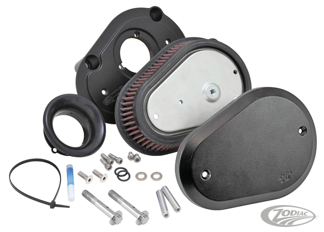 K&N Hi-Flow Air intake black FLH/T08-16