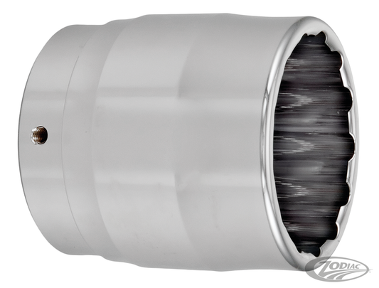 PM Exhaust tip Clean cut chrome SE 3.5"