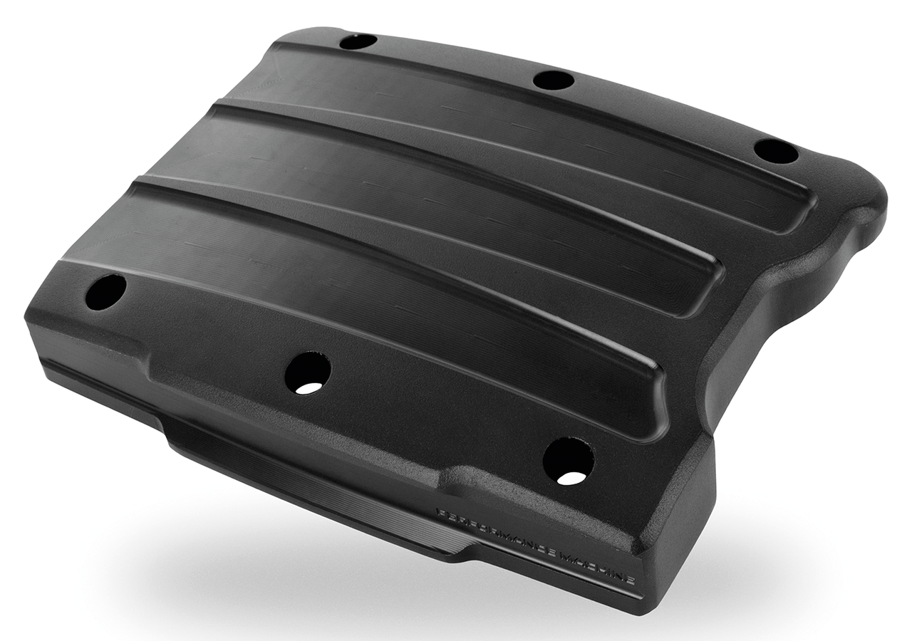 PM Scalloped TC rocker covers Black Ops