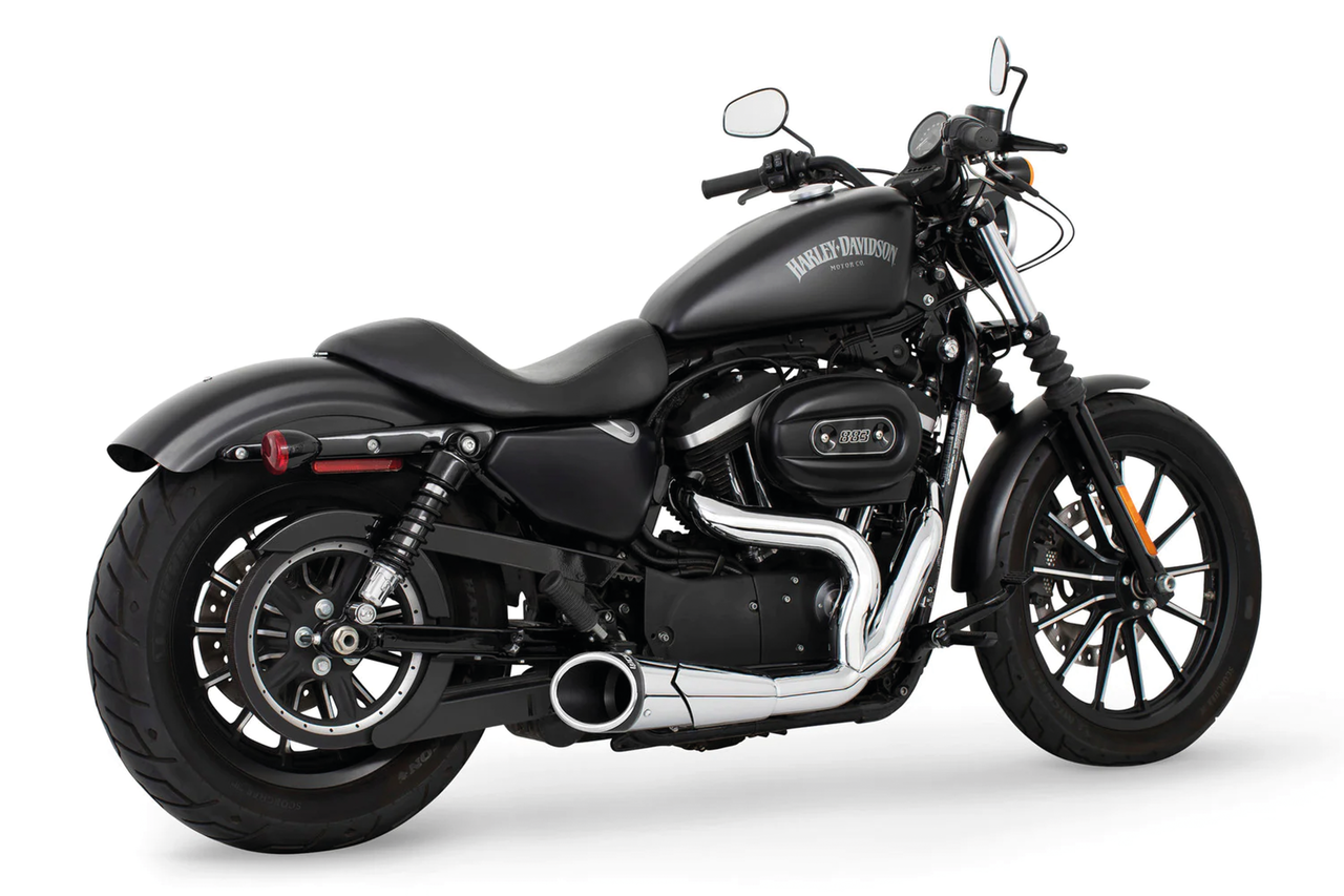 XL04-up COMBAT 2-1 SHORTY CH/BK  (4.5")