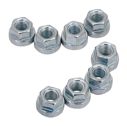 8pck James 5/16-24 hex flange nut