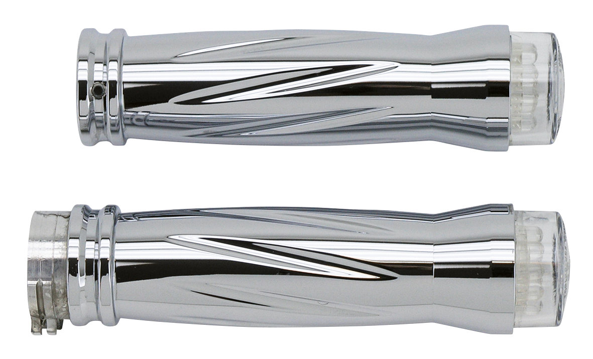 RBS Twister gripset black w/LED turnsign