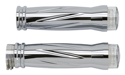 RBS Twister gripset black w/LED turnsign