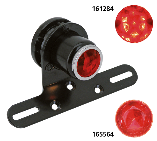 GZP Classic 1.5" LED black taillight E-a