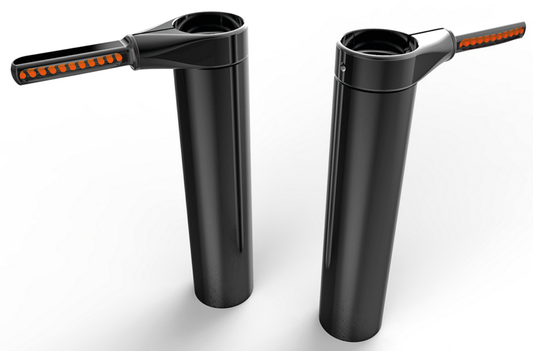 Fr turn signal+fork tube cvr blk XG750