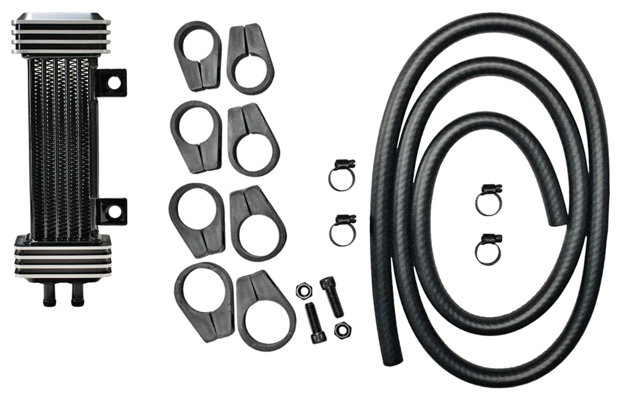 Jagg oilcooler All HD 55-up Black