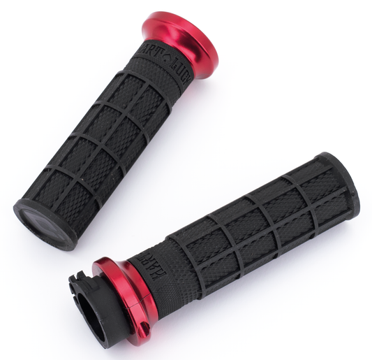 Hart Luck lock-on cable grip Blk/blk/red