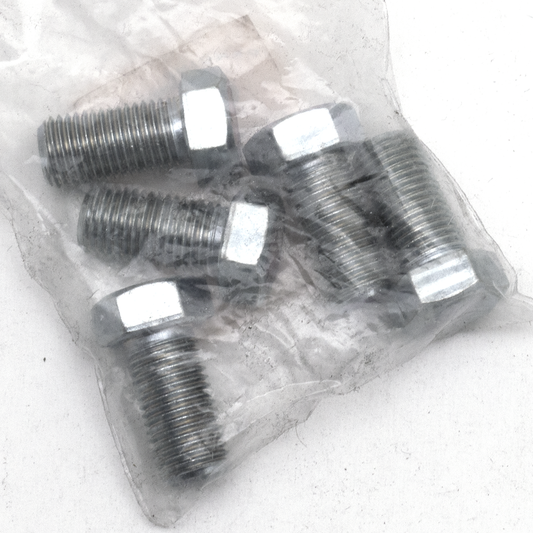 5pck hex bolt 7/16-20x7/8" UNF zinc