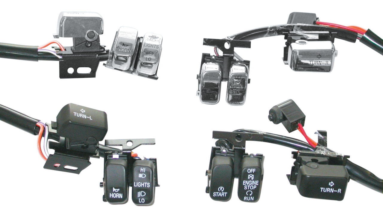 GZP Chr h/b switch kit 96-06 int.symbols