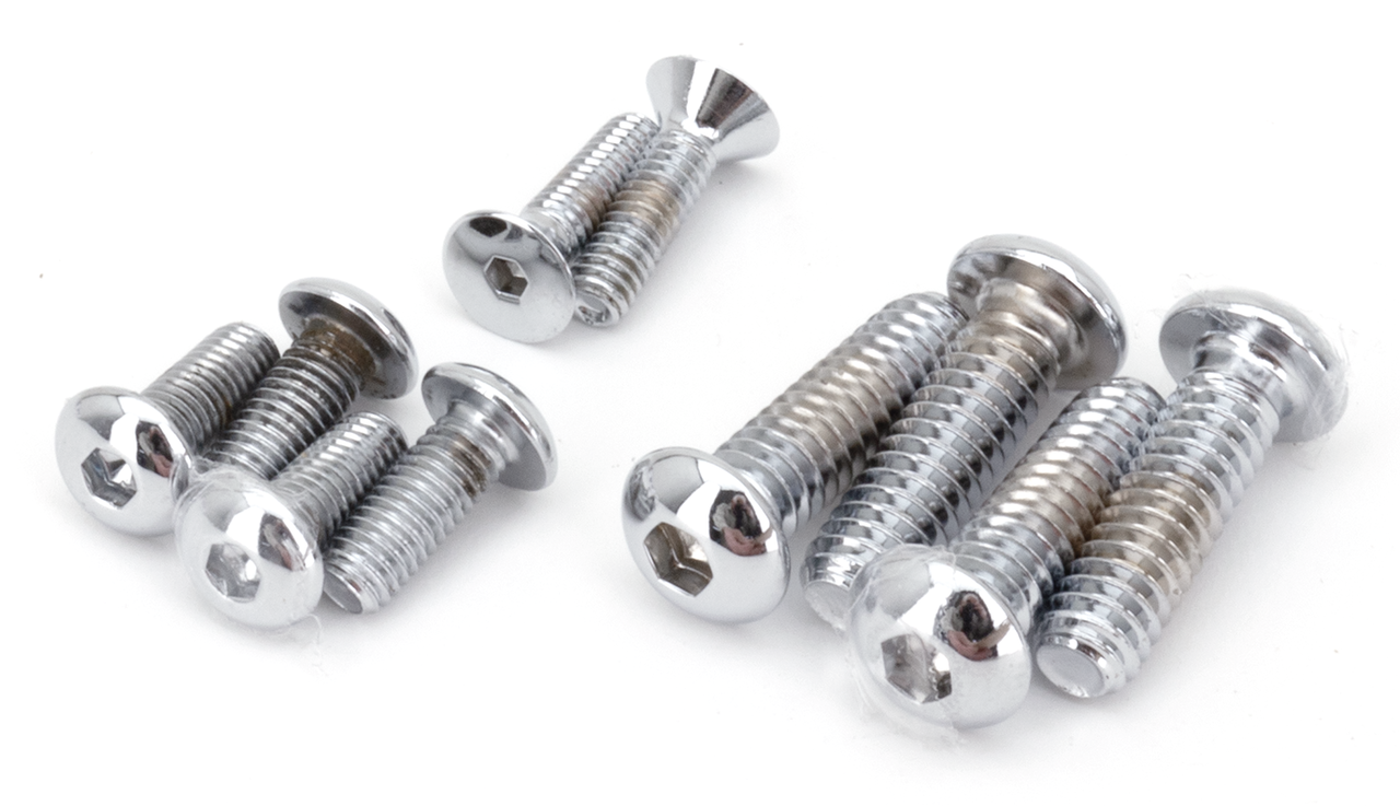 Chrome button head screws lever/mast.cyl