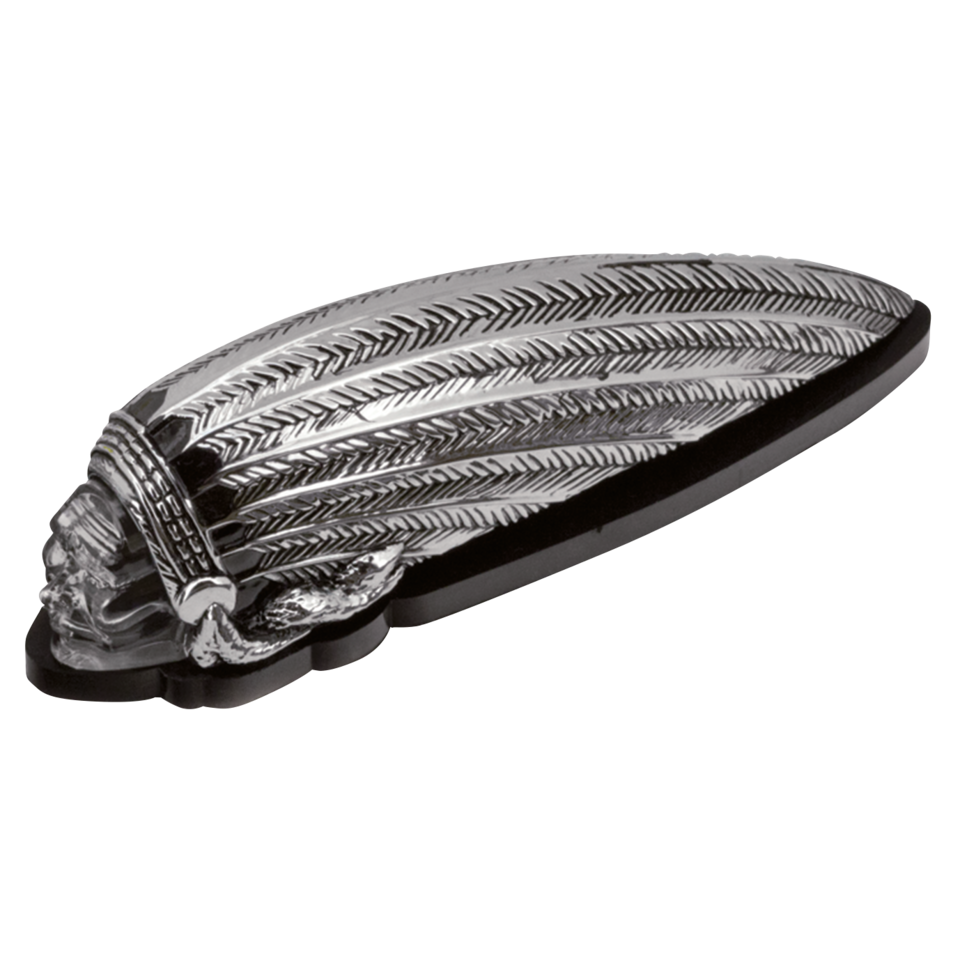 GZP Chr Indian fender light blue LED