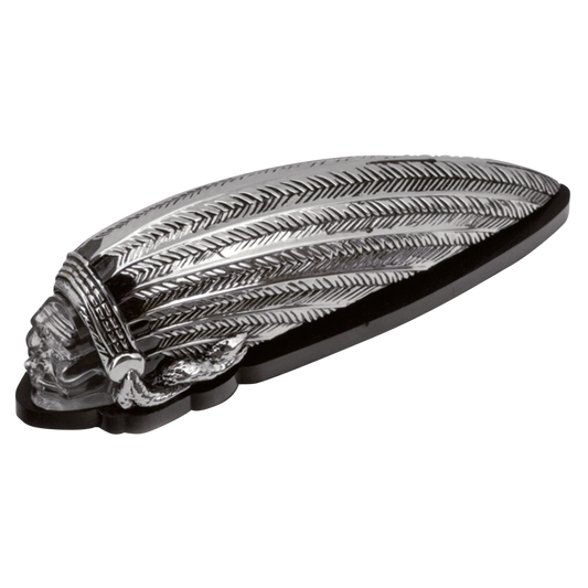 GZP Chr Indian fender light blue LED