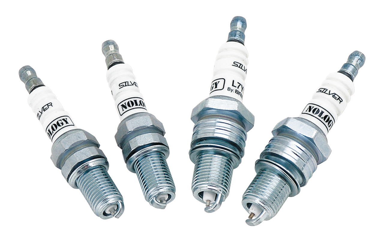 4pck L7YS Nology Silver Sparkplugs