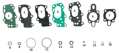 GZP 10pck O-ring oil pump cover XL77-90