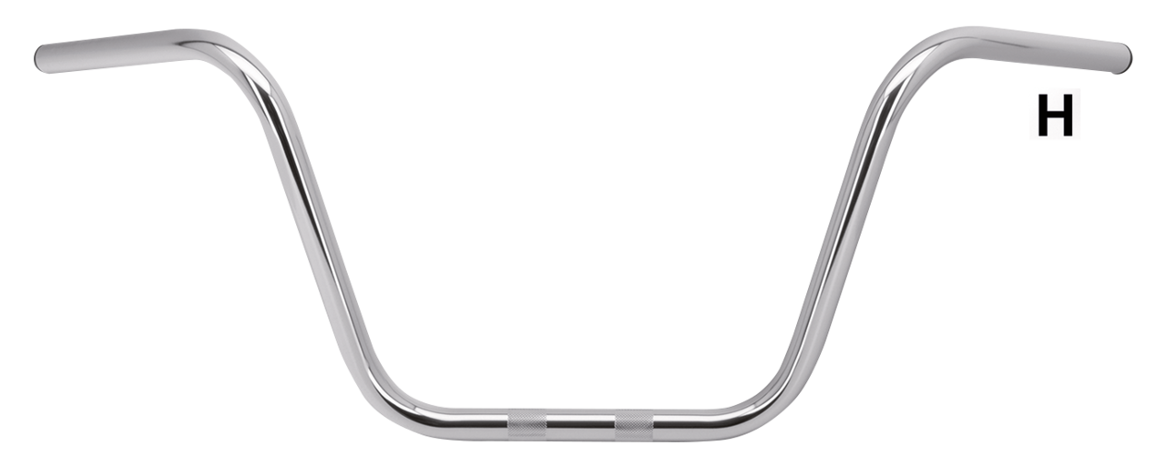 GZP Apehanger 12" rise w/o dimple