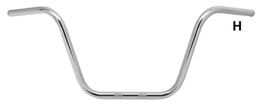 GZP Apehanger 12" rise w/o dimple