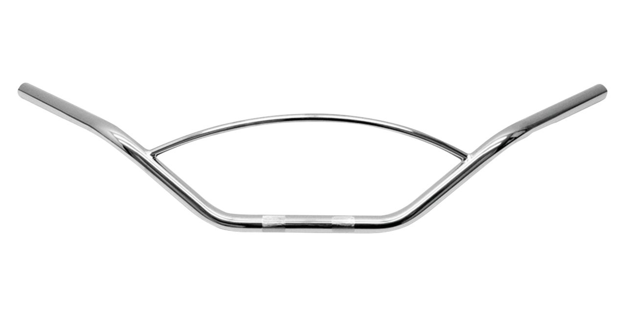 Fehling CL 3 hole 1" h/bar Chr w/roundbr